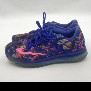 Blue pink green Nike Air max sneakers womens size 10.5 shoes